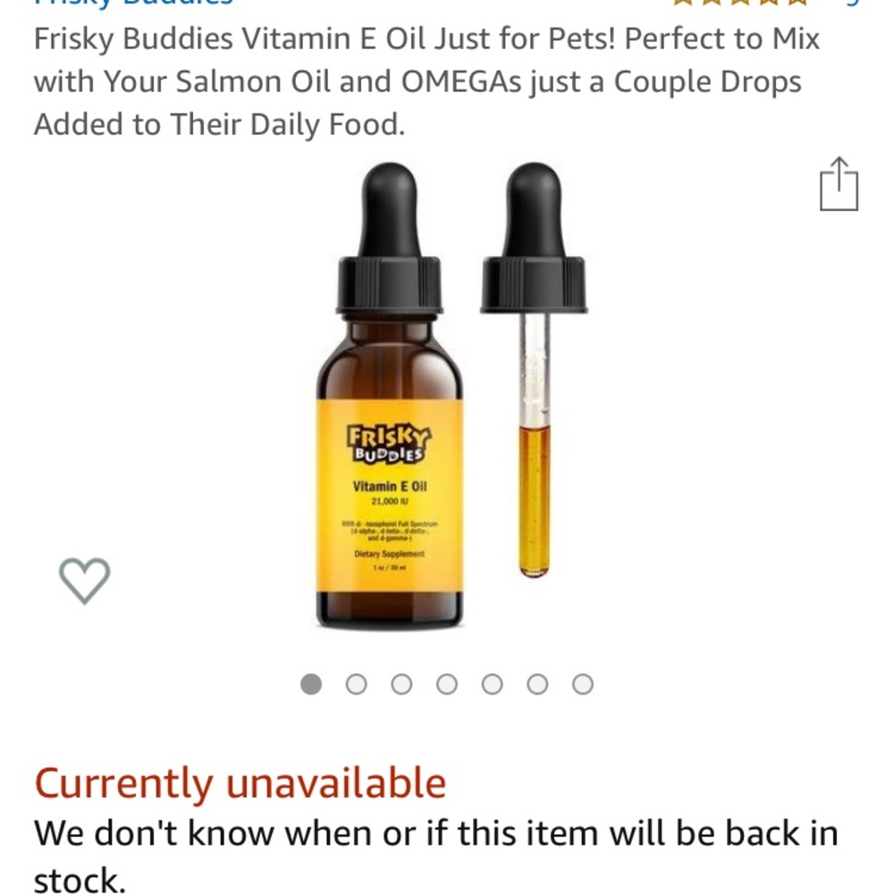 Vitamin e oil
